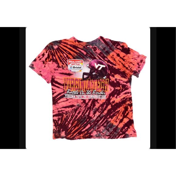 Virginia Tech Hokies Battle on the Border 2016 Tie-Dye Tee - Picture 1 of 4